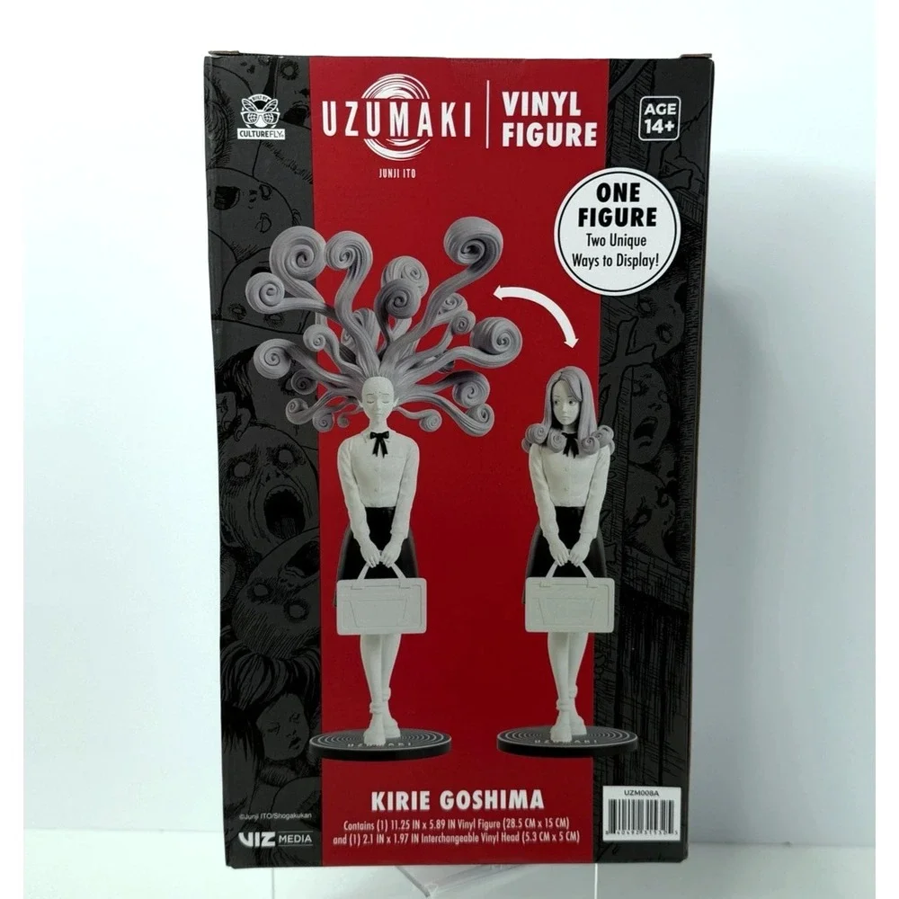 CultureFly Uzumaki Kirie Goshima Junji Ito Dlx Vinyl Figure Interchangeable Head